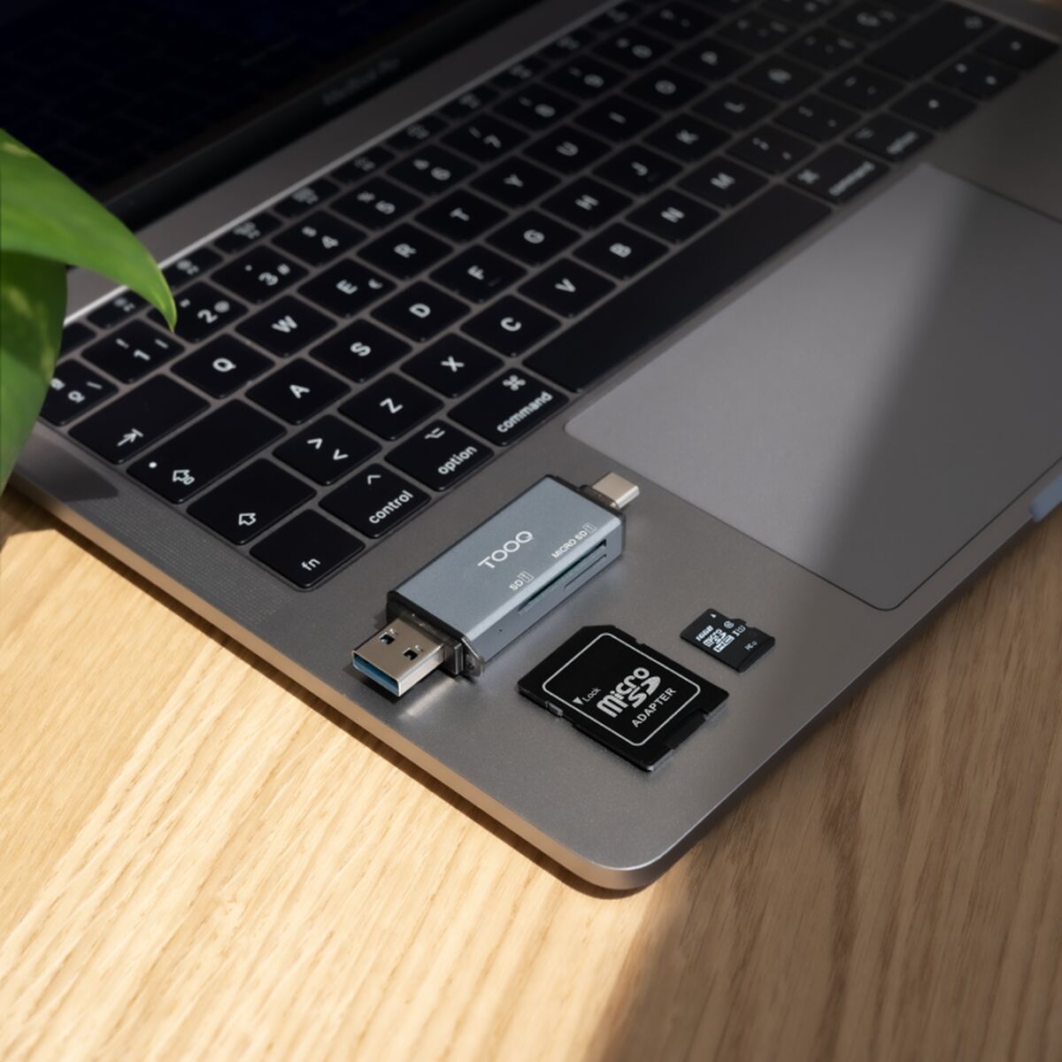 Afbeeldingen van Card Reader TooQ TQR-3001G Black Grey