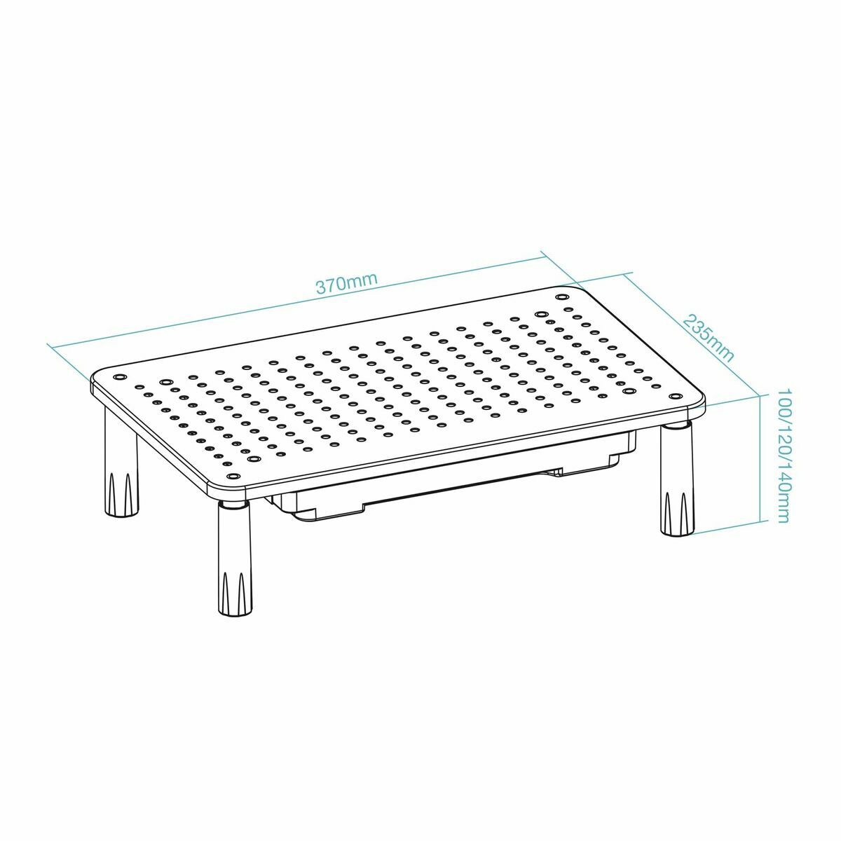 Screen Table Support TooQ TQMR087 20 kg