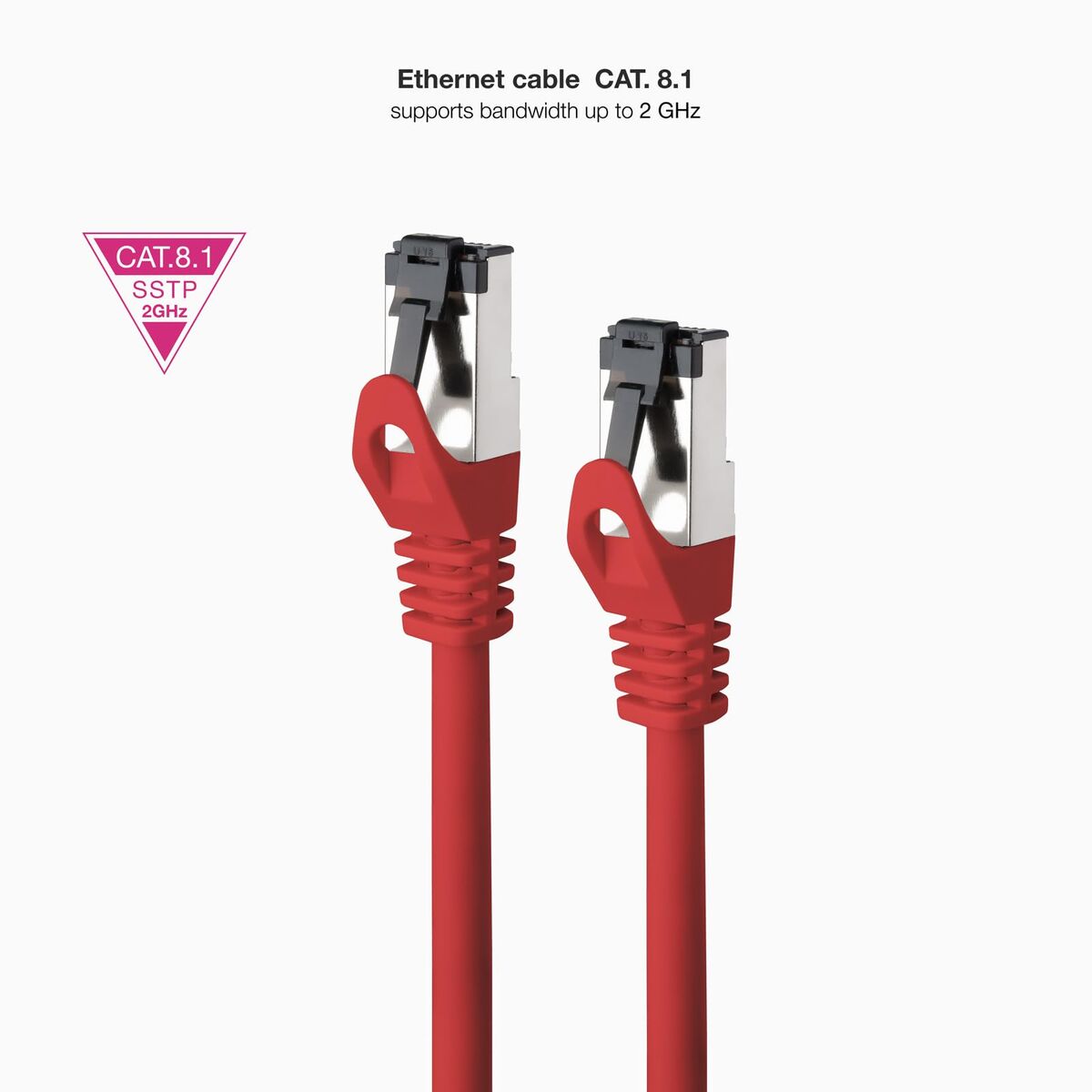 Bild von USB-Kabel NANOCABLE 10.20.2002-R Rot 2 m
