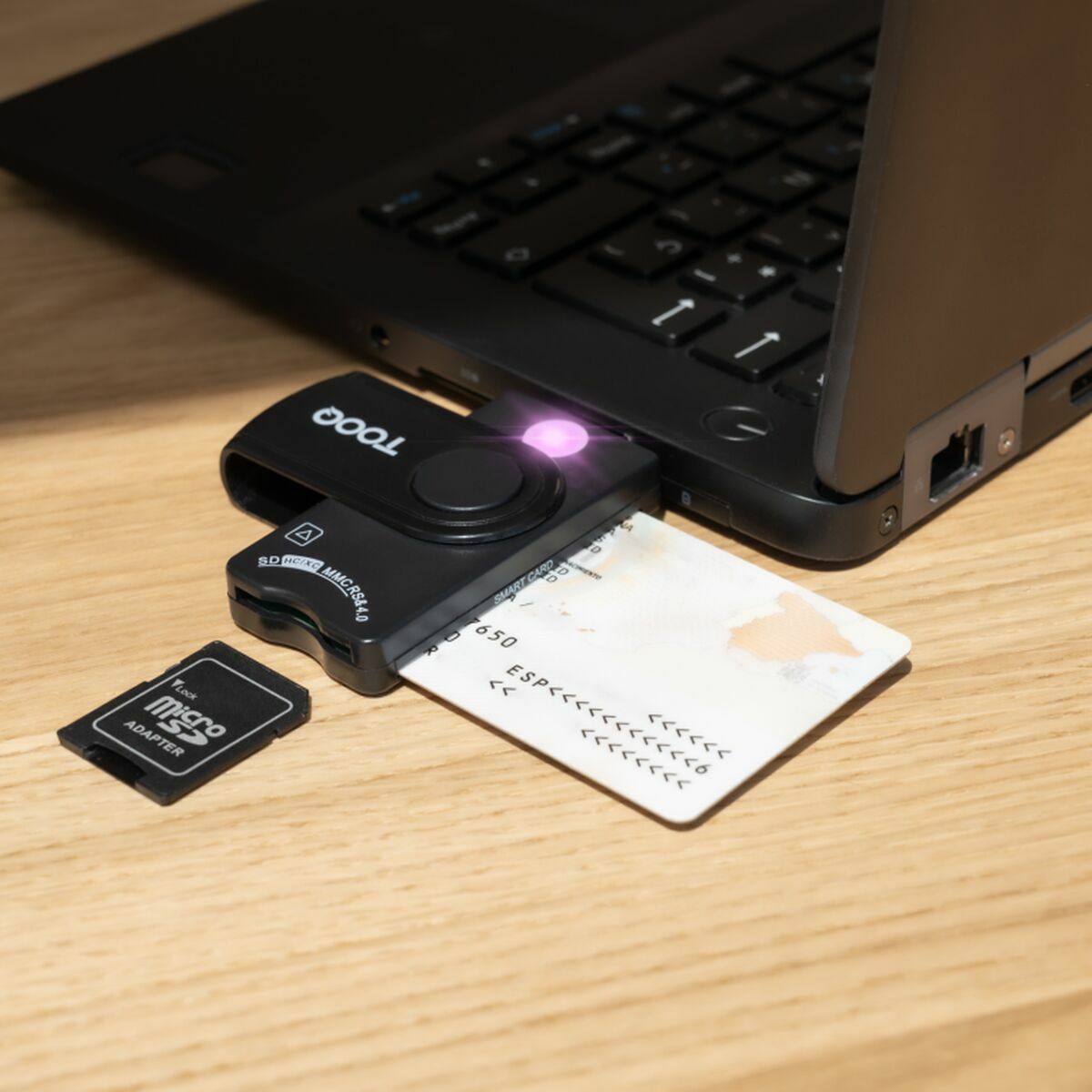 Afbeeldingen van Card Reader TooQ TQR-3012B