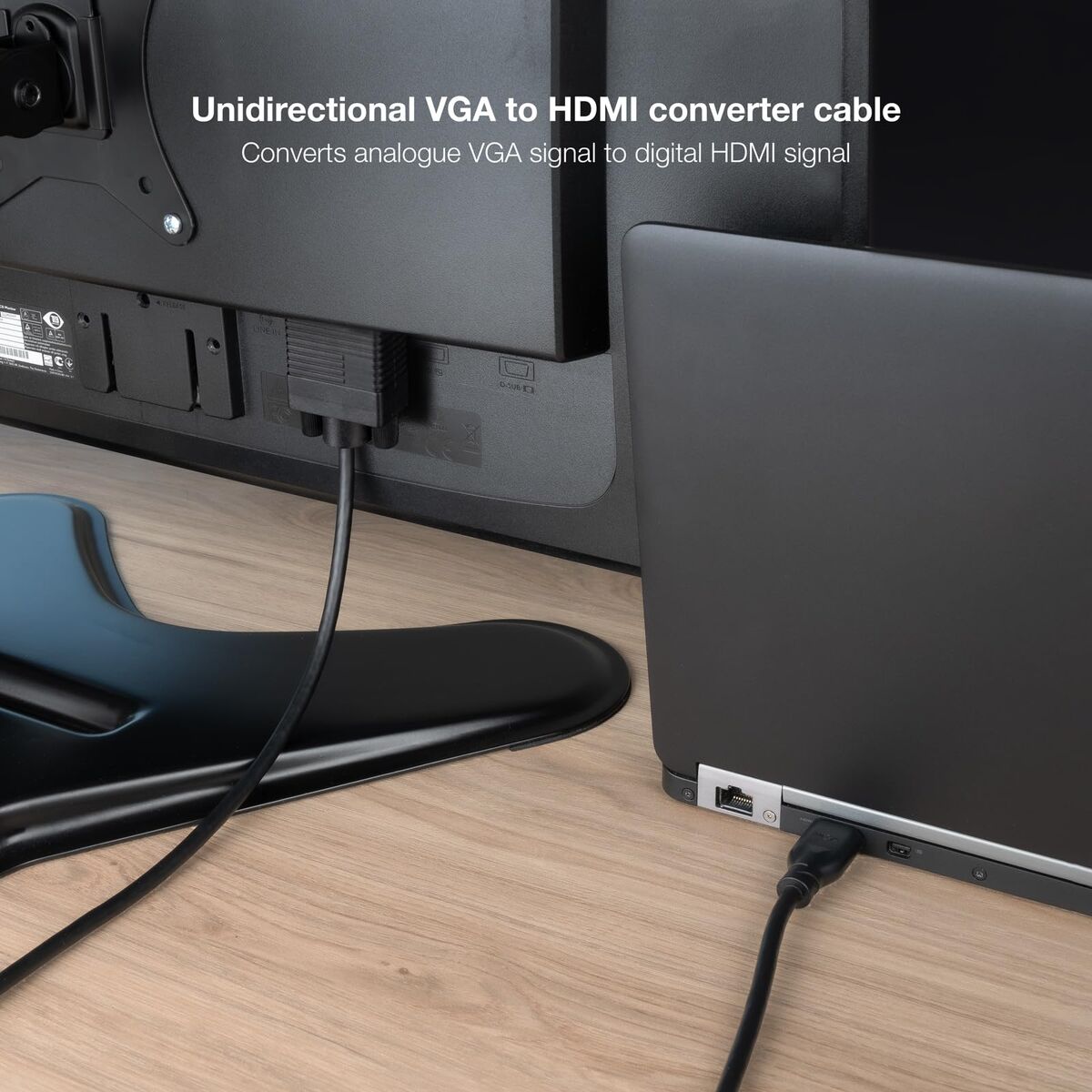 Picture of VGA Cable NANOCABLE 10.15.4602 Black 1,8 m