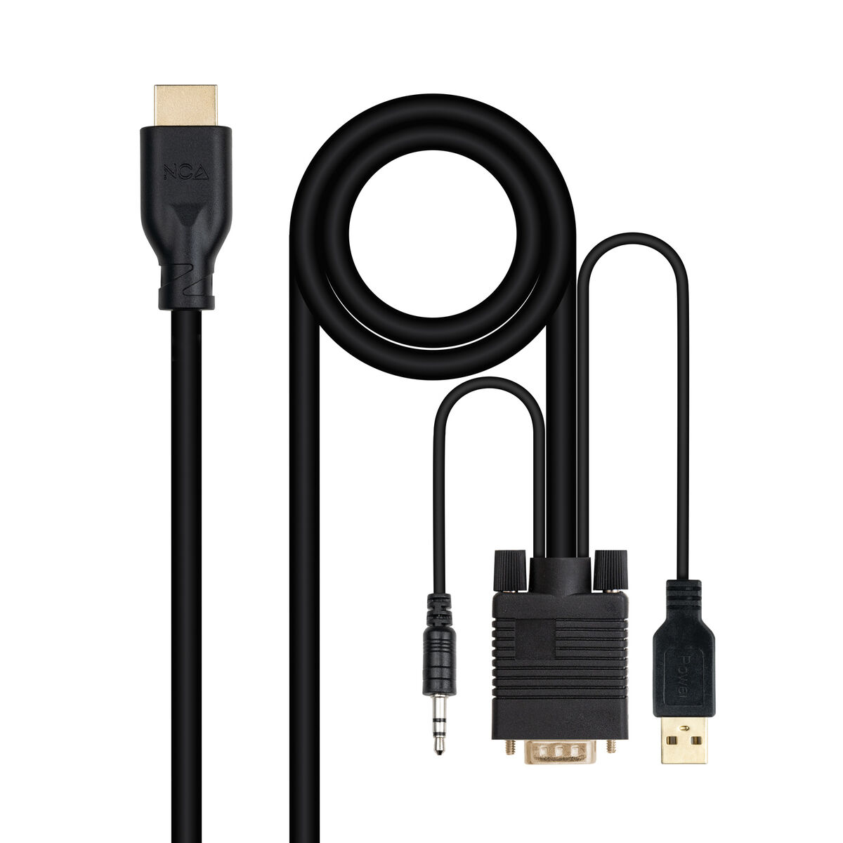 Picture of VGA Cable NANOCABLE 10.15.4612 1,8 m Black