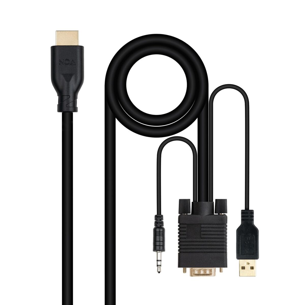 Picture of VGA Cable NANOCABLE 10.15.4612 1,8 m Black