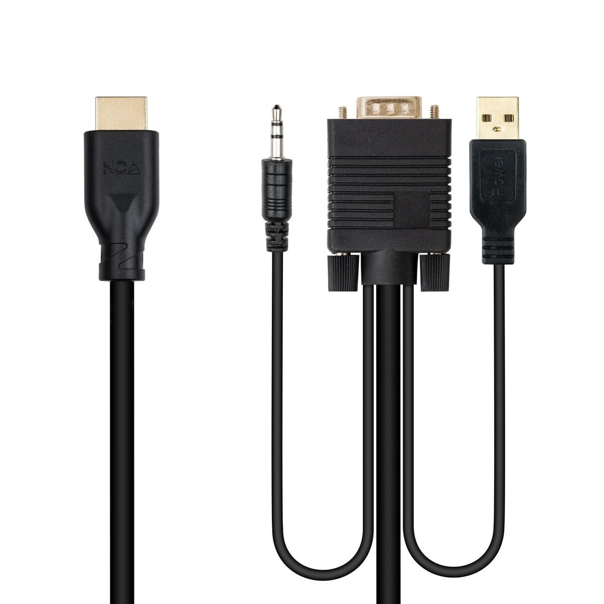 Picture of VGA Cable NANOCABLE 10.15.4612 1,8 m Black