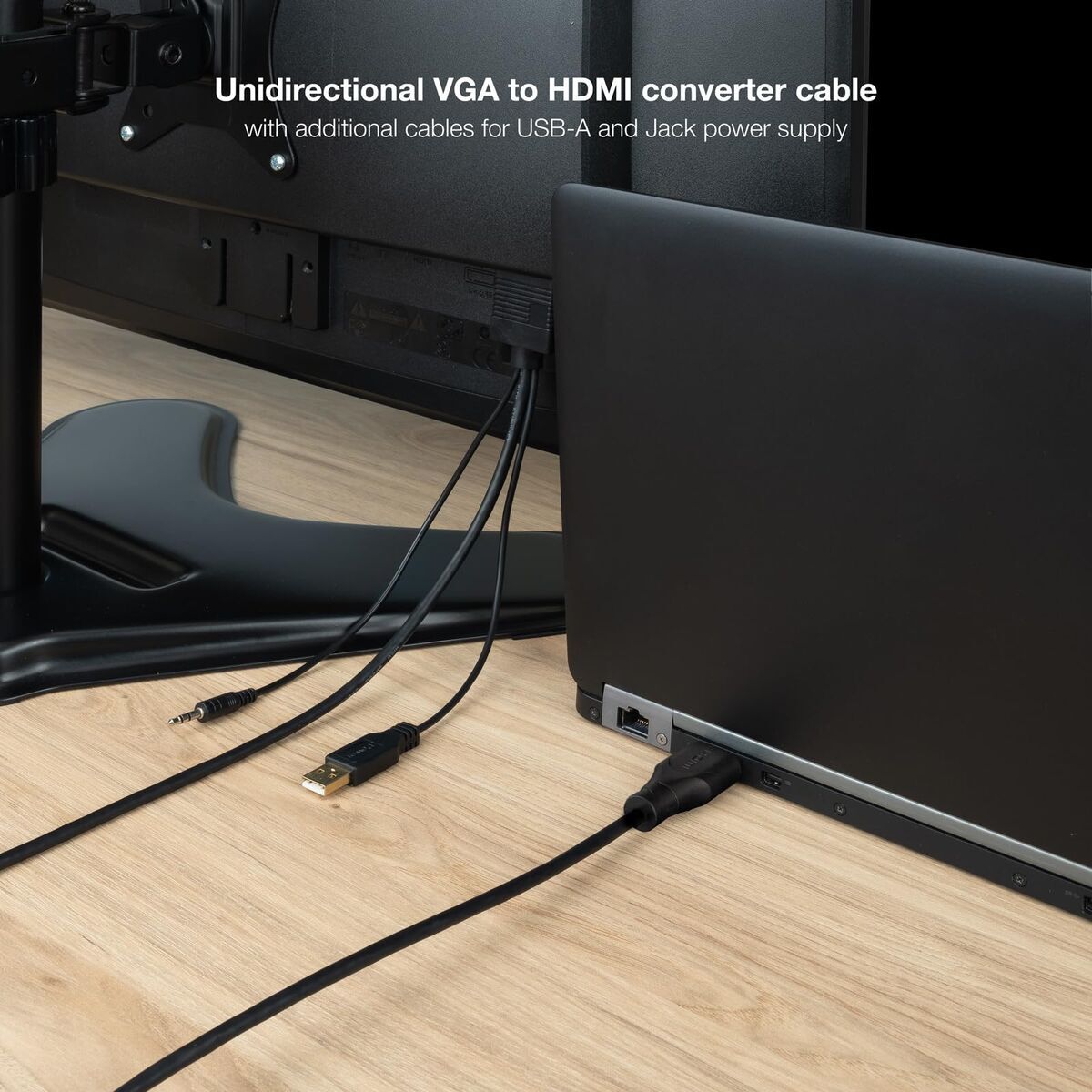 Picture of VGA Cable NANOCABLE 10.15.4612 1,8 m Black