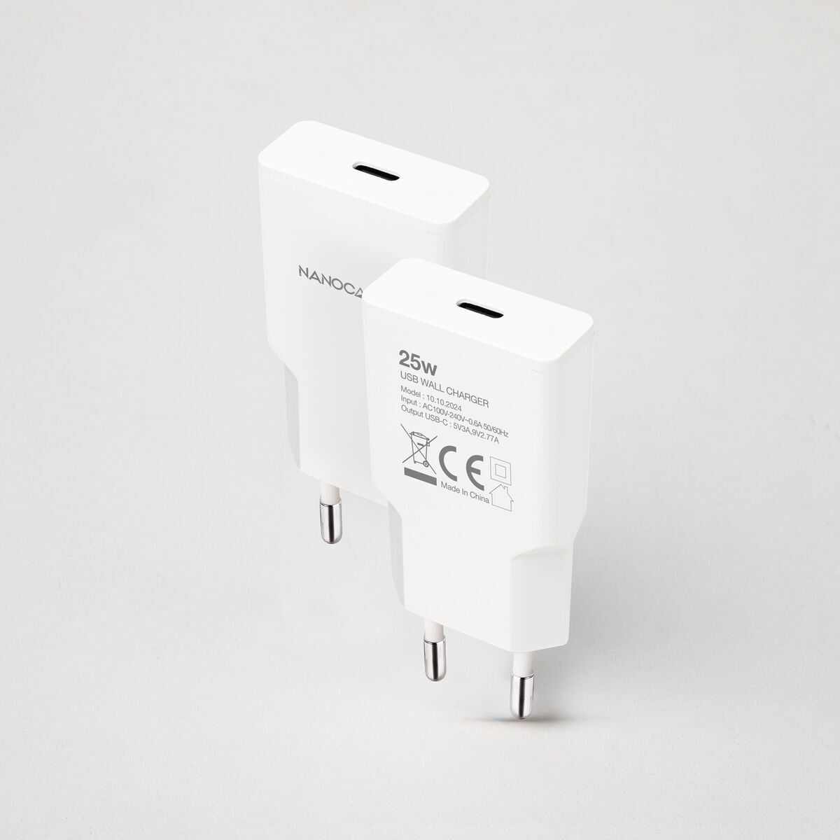 Picture of Wall Charger NANOCABLE 10.10.2024 White
