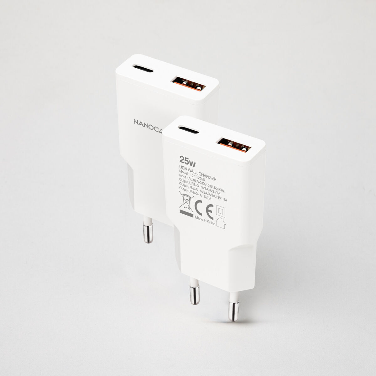 Picture of Wall Charger NANOCABLE 10.10.2025 White