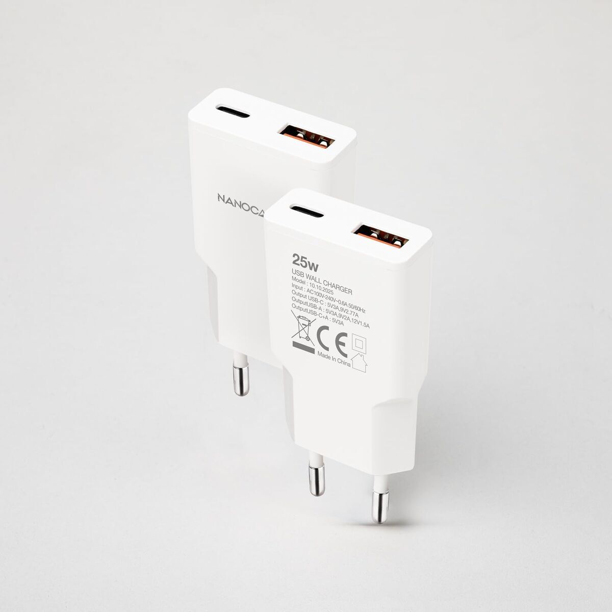 Picture of Wall Charger NANOCABLE 10.10.2025 White