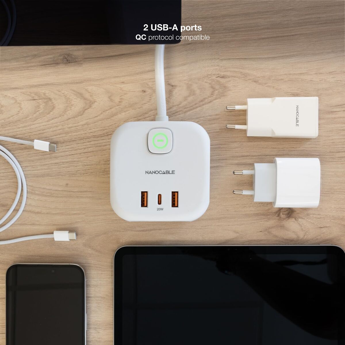 Picture of Circuit board NANOCABLE 10.37.0011 White (1,4 m)