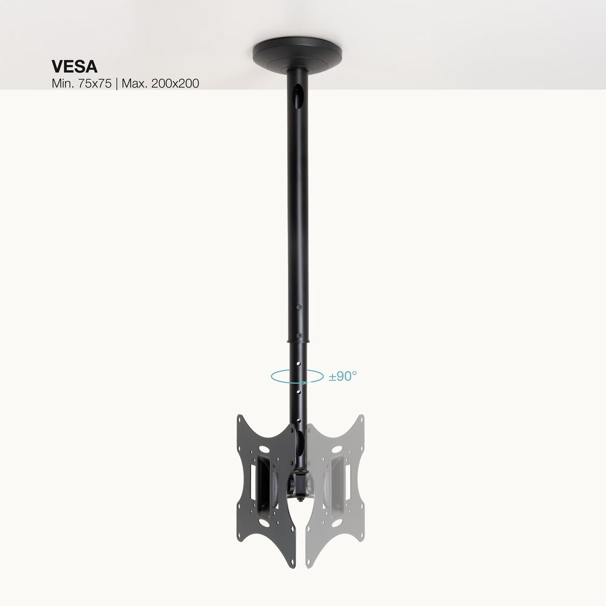 Picture of Ceiling support TooQ LPCE2301TSLI-B 30 Kg