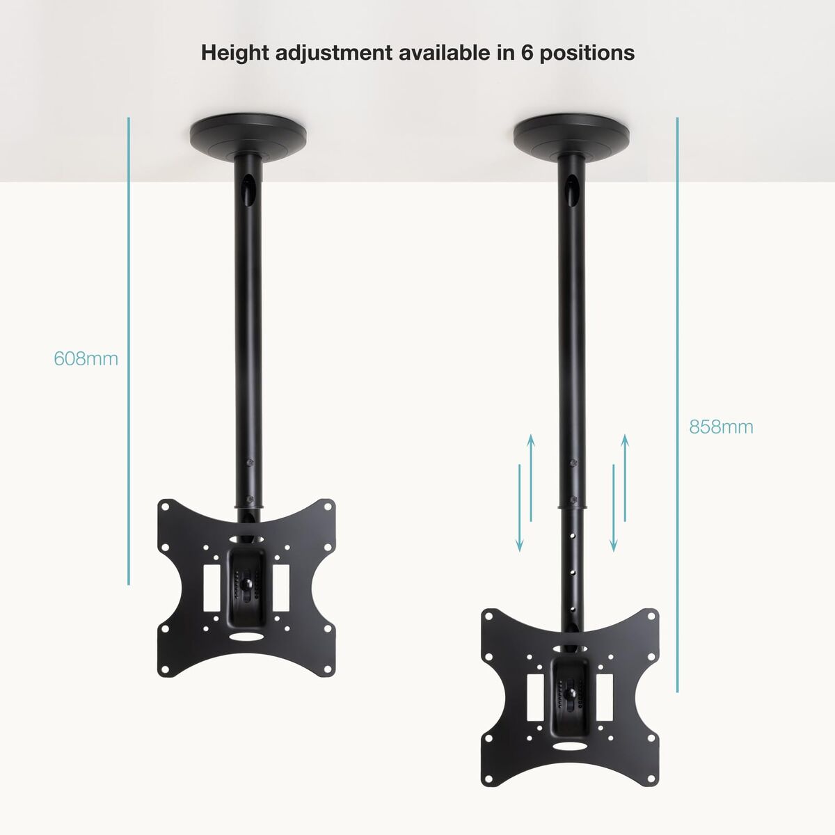 Picture of Ceiling support TooQ LPCE2301TSLI-B 30 Kg