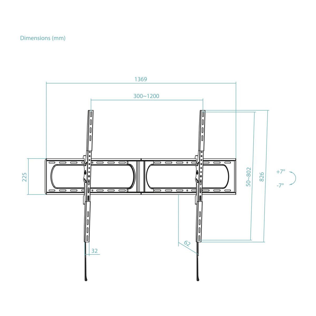 TV Mount TooQ LP37140T-B