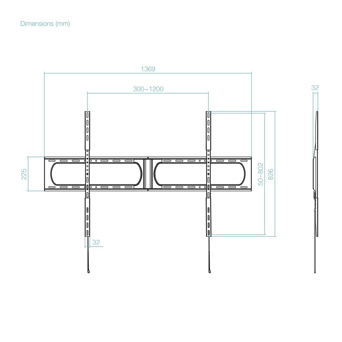 TV Mount TooQ LP37140F-B