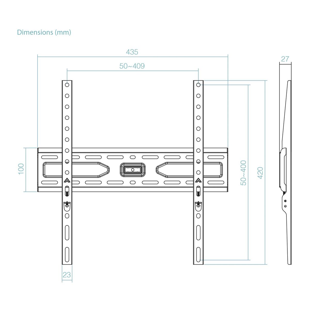 TV Mount TooQ LP1030F-B 32" 75" 45 kg