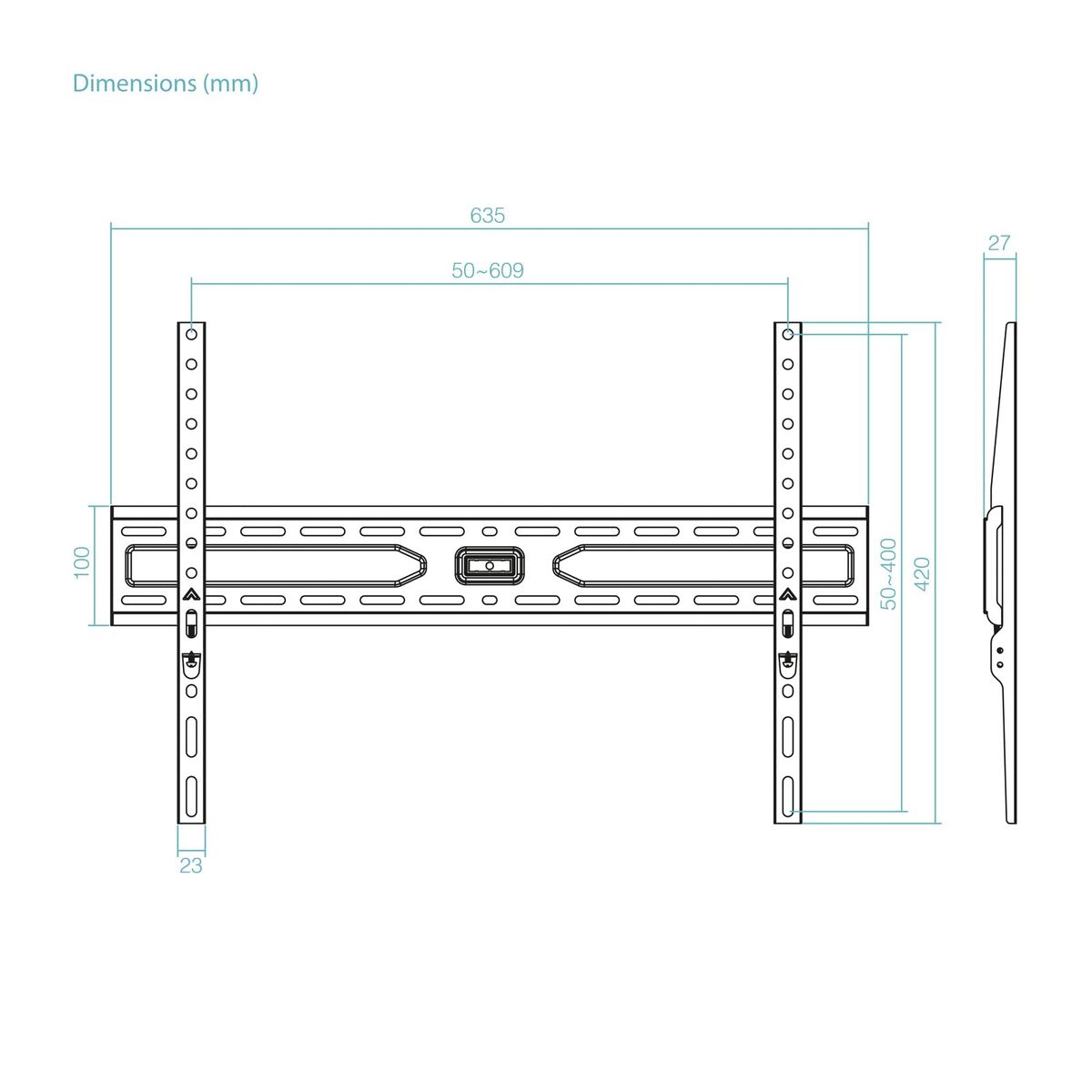TV Mount TooQ LP1050F-B 86" 45 kg