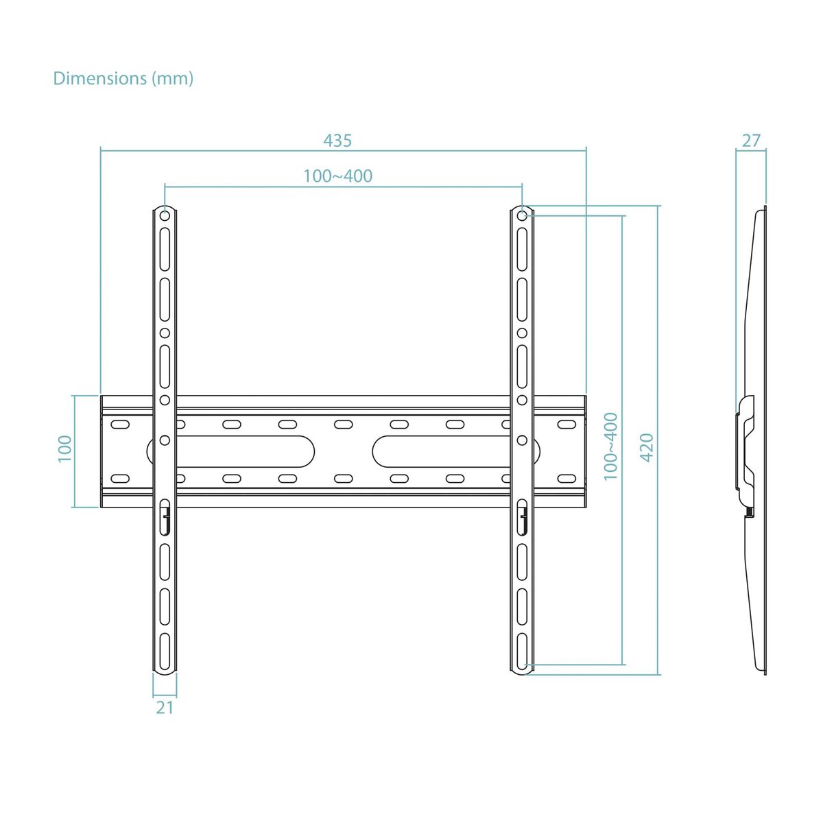 TV Mount TooQ LP1072F-B 32" 70" 45 kg