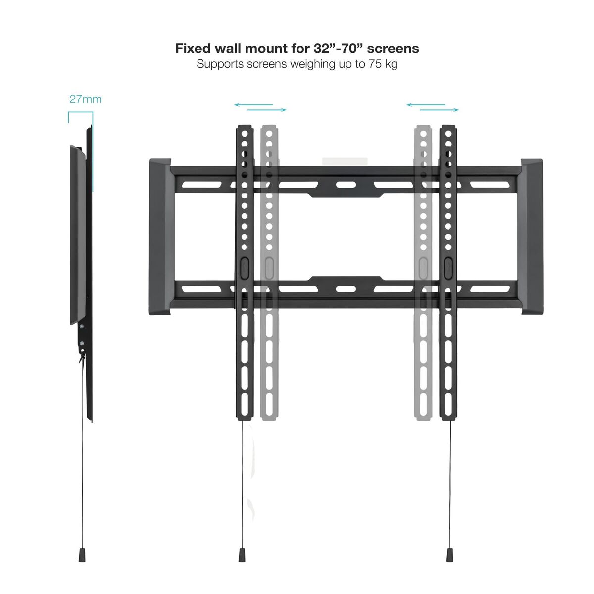 Bild von TV Mount TooQ LP1073F-B 32" 70" 75 Kg