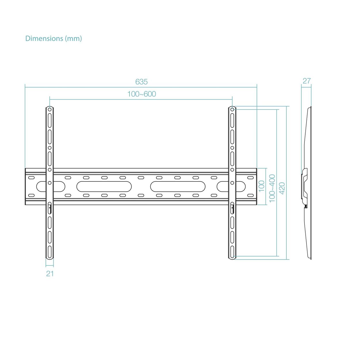 TV Mount TooQ LP1082F-B 80" 45 kg