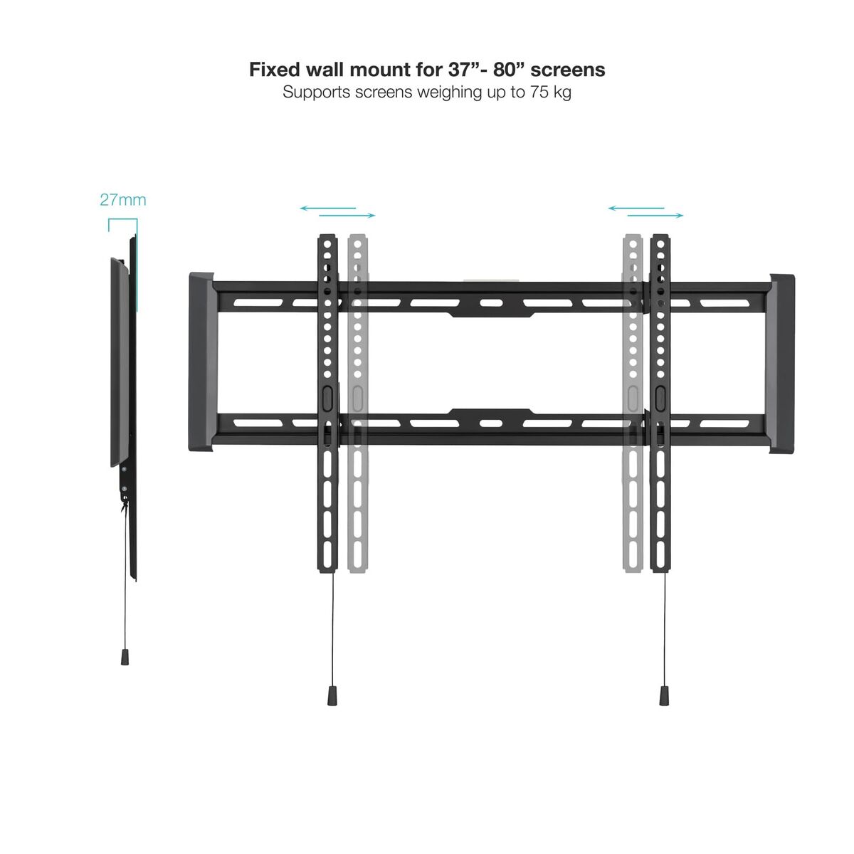 Bild von TV Mount TooQ LP1083F-B 80" 75 Kg