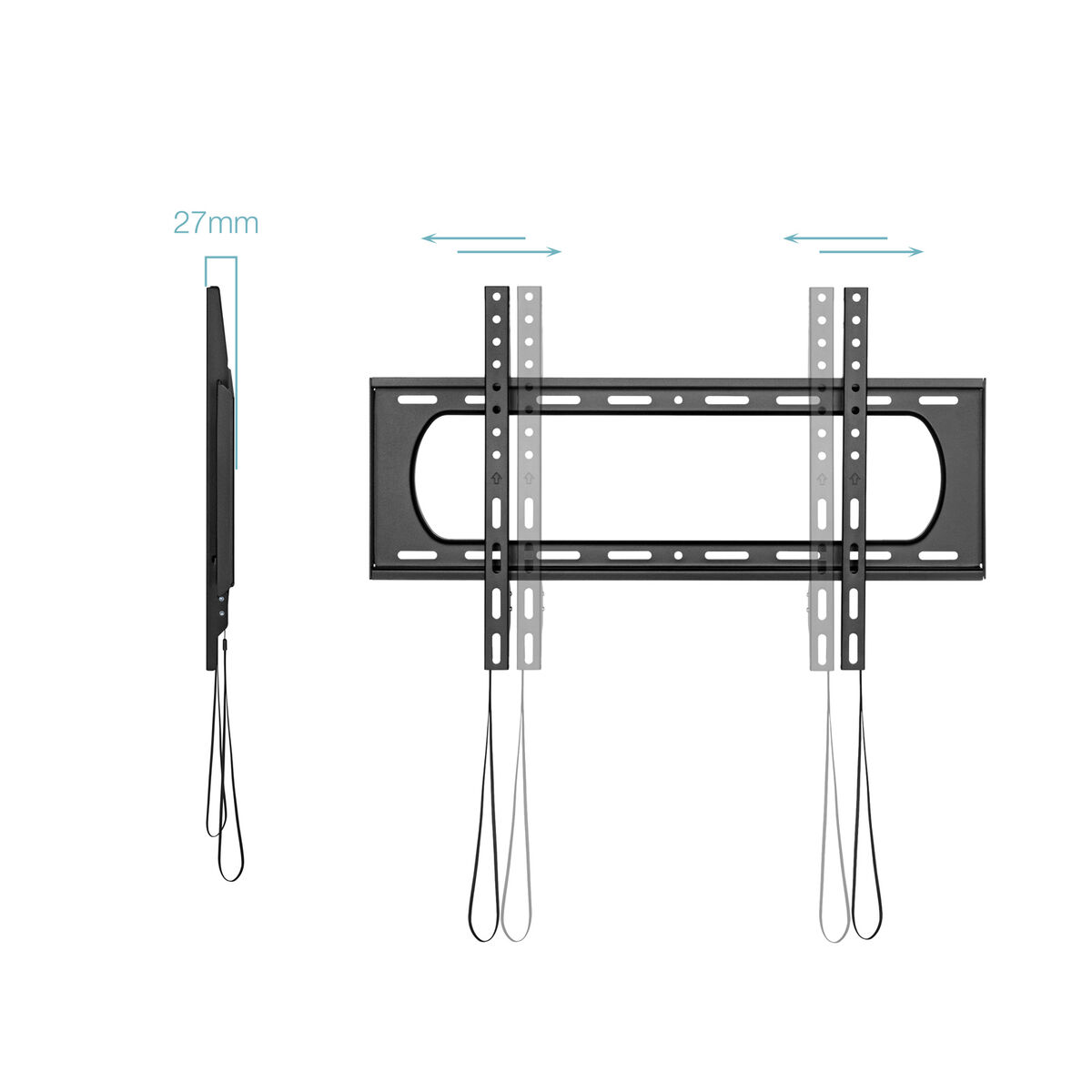 Bild von TV Mount TooQ LP1084F-B 80" 80 kg
