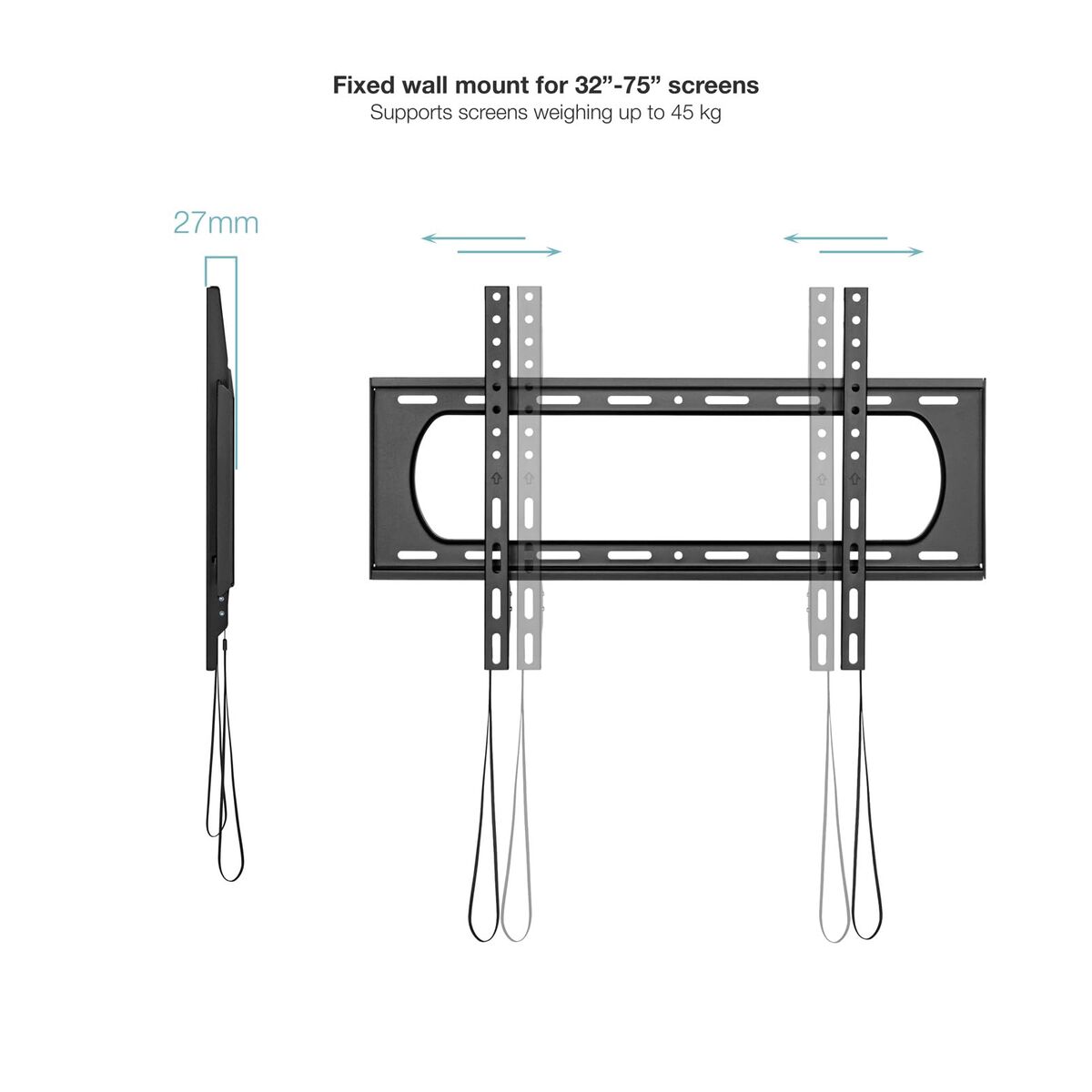 Bild von TV Mount TooQ LP1084F-B 80" 80 kg