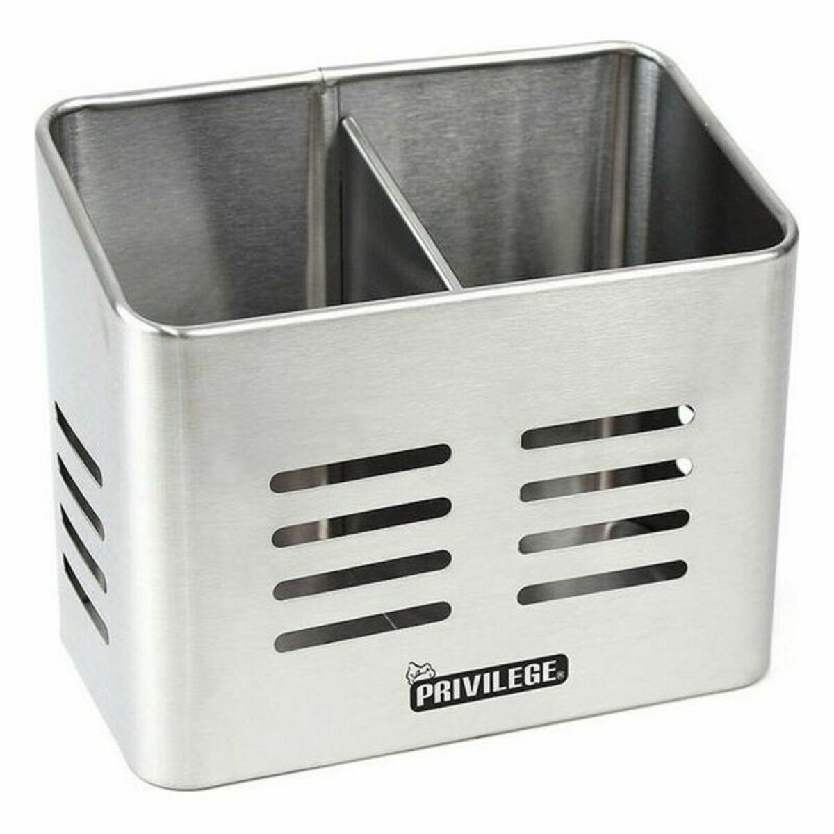 Pot for Kitchen Utensils Privilege Stainless steel (16 X 9 x 13 cm)
