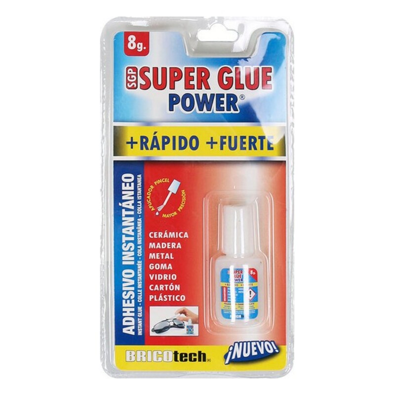 Lijm Bricotech Super Glue Power (8 g)