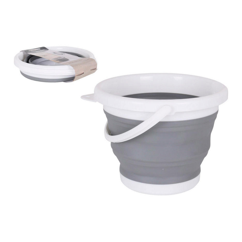 Bucket Confortime Plastic Foldable (5 L)