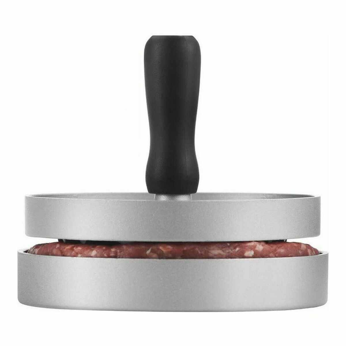 Burger Press Quttin Metal Silver 12 x 9 cm, view 3