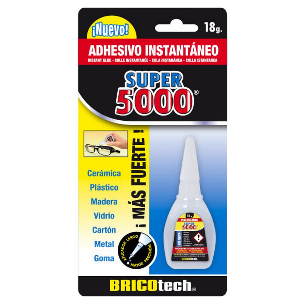 Adhesivo Instantáneo Bricotech Super 5000 18 g