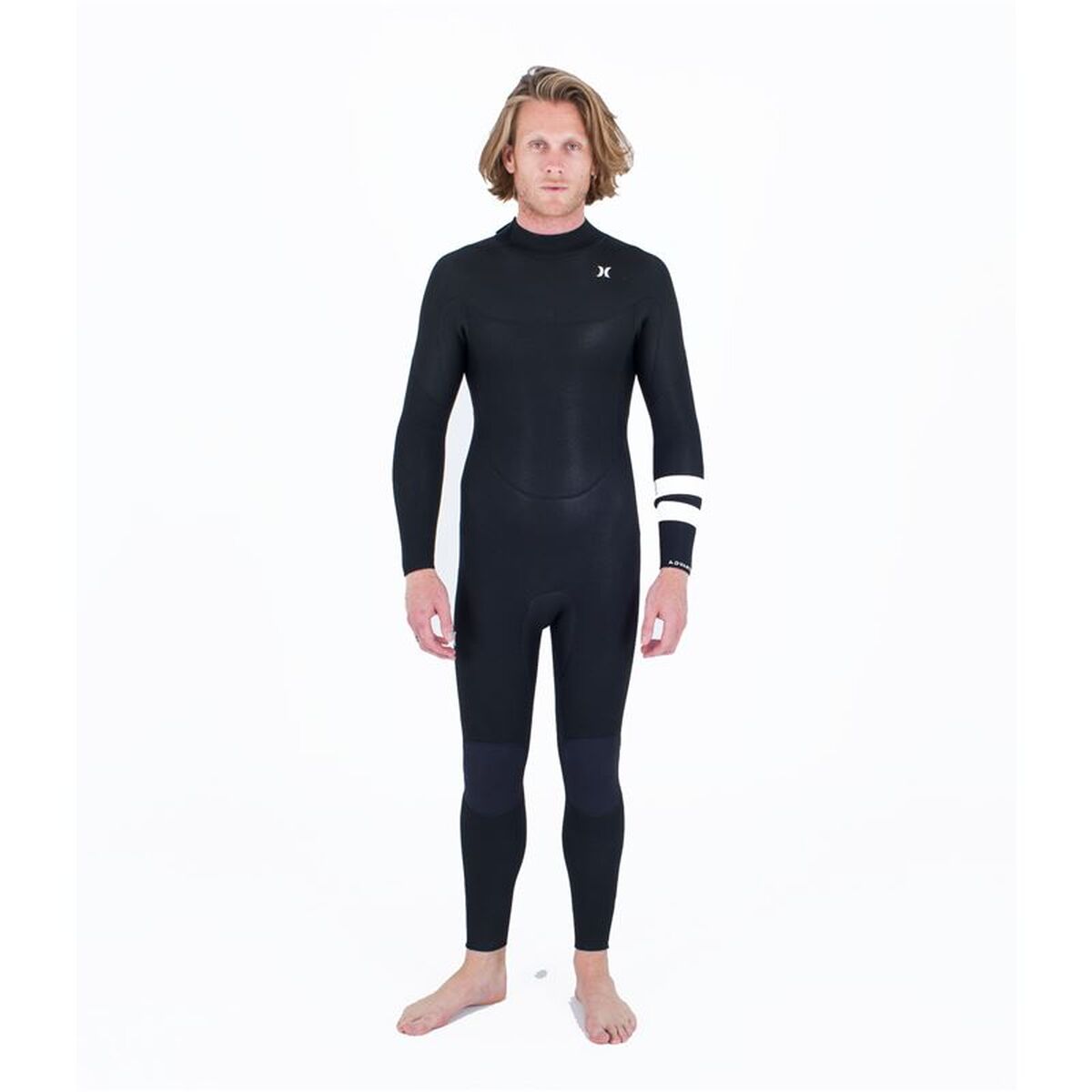 Neoprene Hurley Advant 4/3 mm Back zip Black