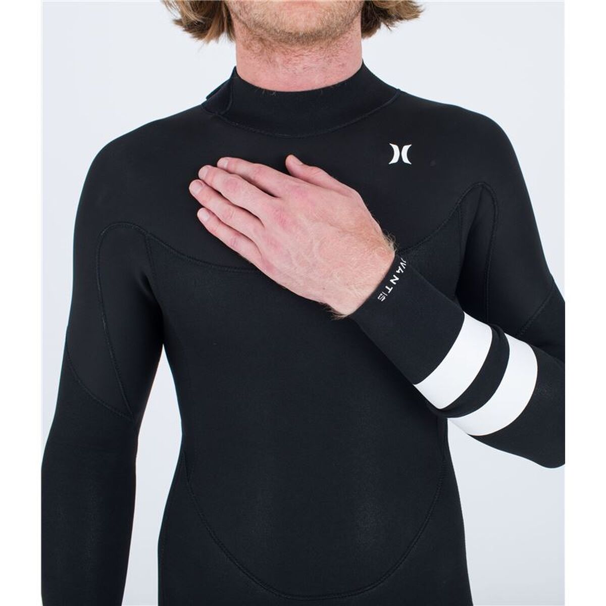 Neoprene Hurley Advant 4/3 mm Back zip Black