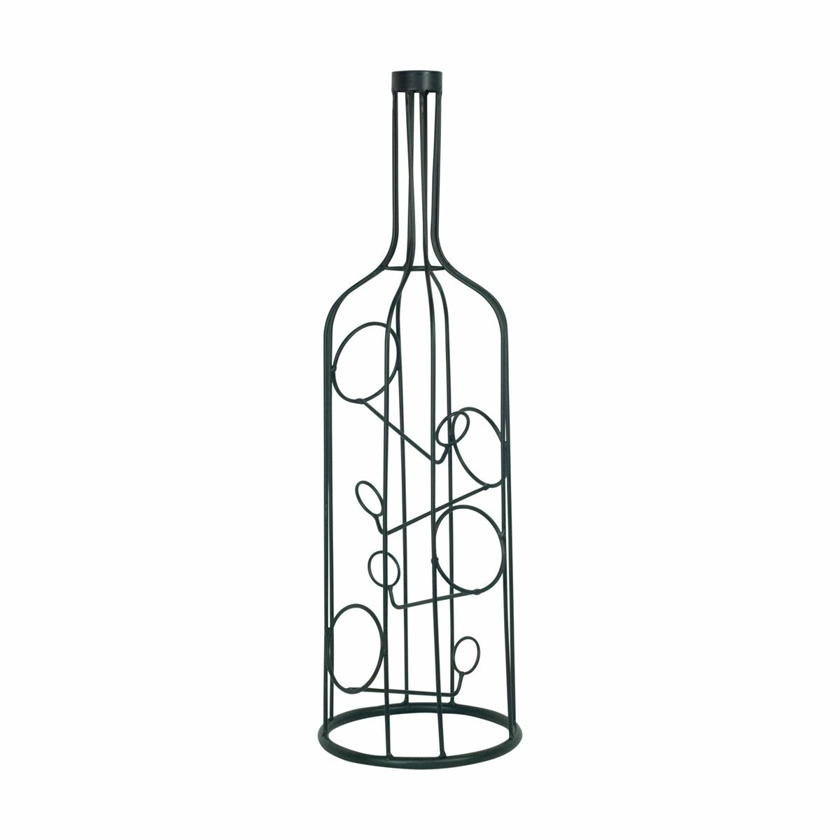Bottle rack Signes Grimalt Bottle Black Cast Iron 23 x 76 x 23 cm
