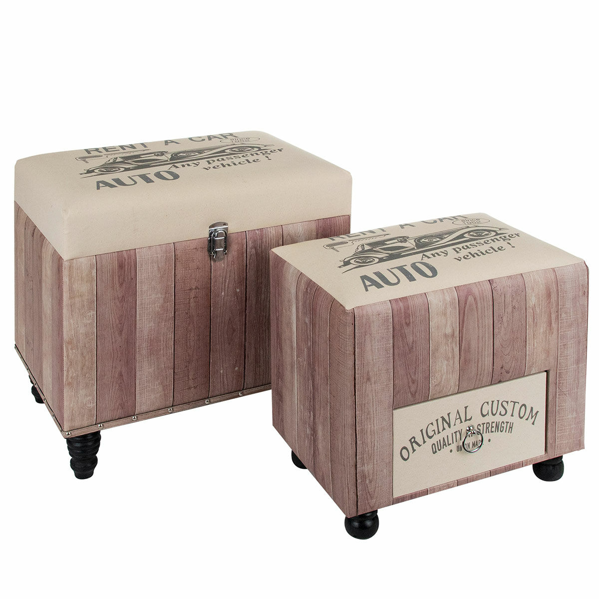 Set of stools Signes Grimalt Car Retro 36 x 50 x 50 cm