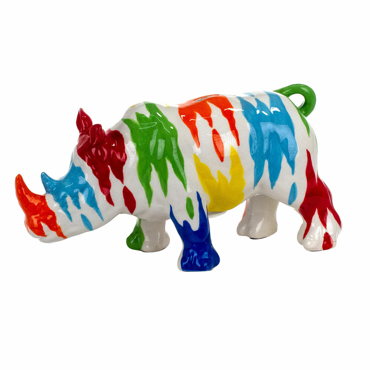 Money box Signes Grimalt Rhinoceros Dolomite 11 x 13,5 x 28 cm