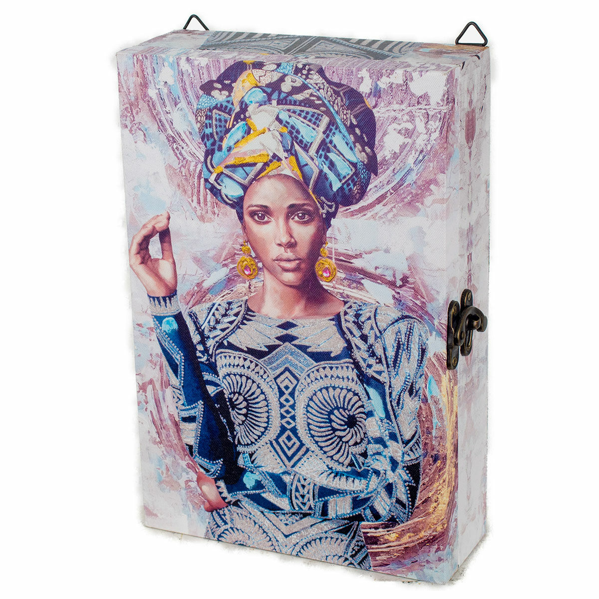 Key cupboard Signes Grimalt African Woman MDF Wood 7 x 30 x 20 cm