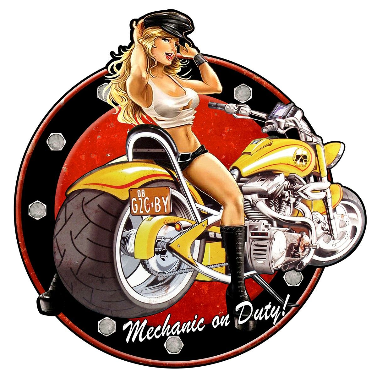 Wall Decoration Signes Grimalt Motorbike 1 x 45 x 44 cm