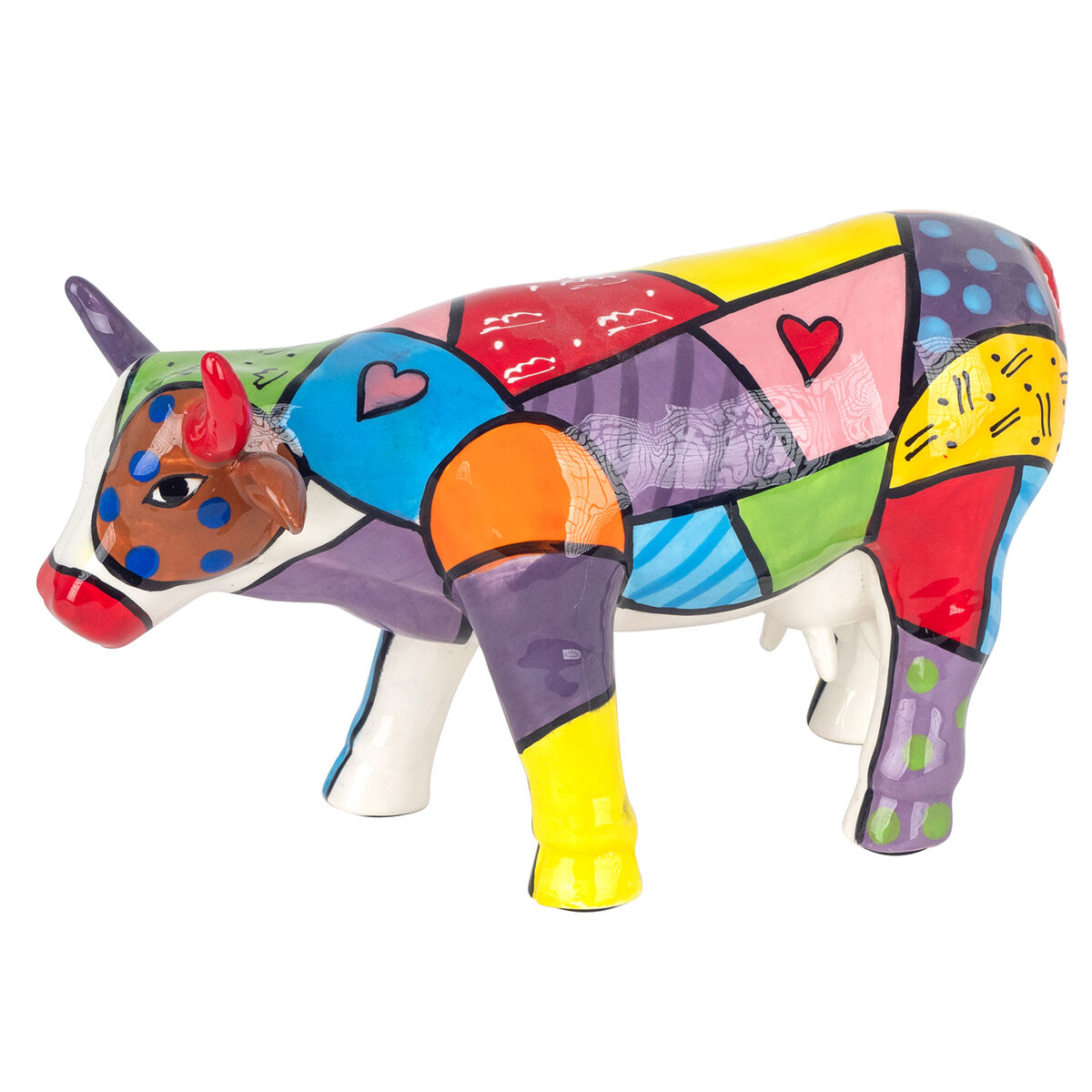 Decorative Figure Signes Grimalt Cow 11 x 18 x 32 cm