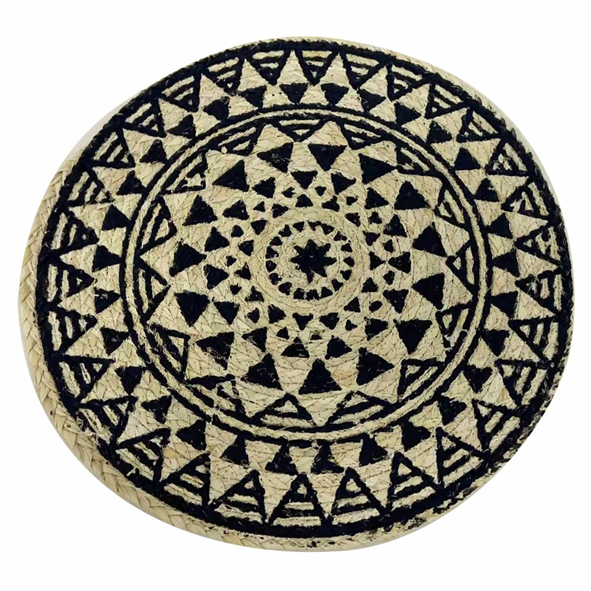 Table Mat Signes Grimalt Black 38 x 0,2 x 38 cm