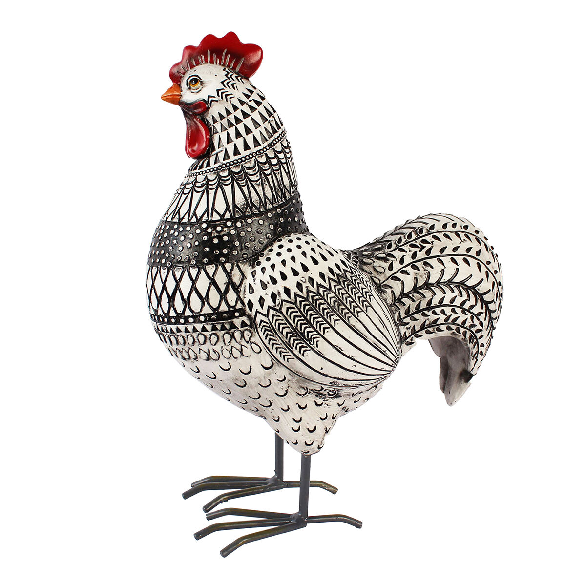Decorative Figure Signes Grimalt Rooster 11 x 25,5 x 20 cm