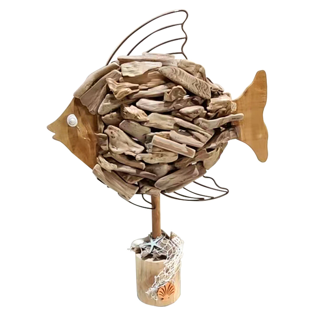 Decorative Figure Signes Grimalt Fish 4 x 53 x 38 cm