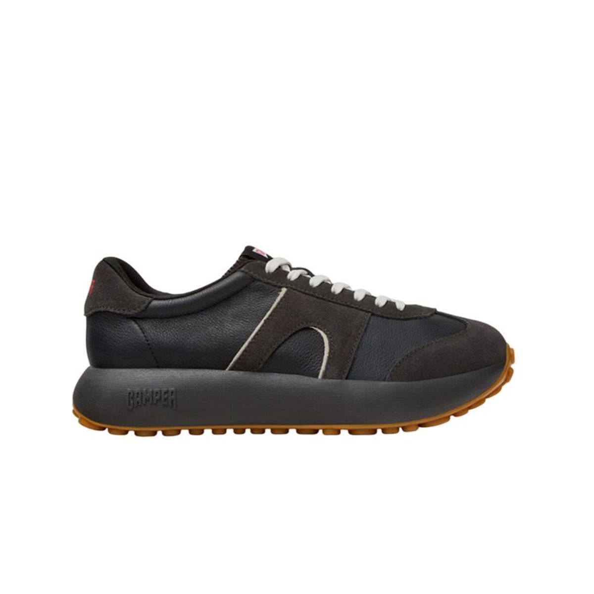 Casual Herensneakers Camper Rug Meteor Sella Zwart