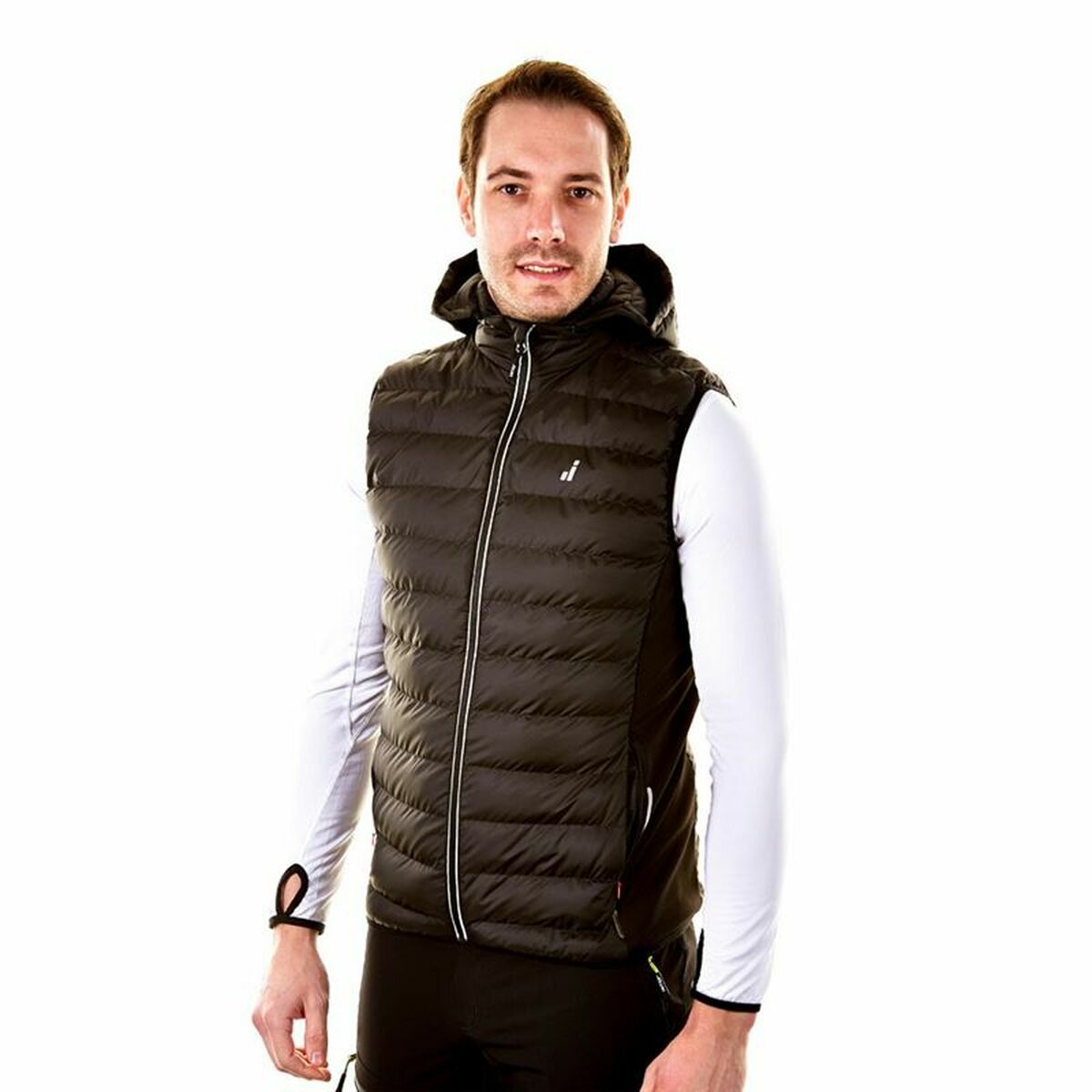Heren Gewatteerd Vest Joluvi Gravity Zwart