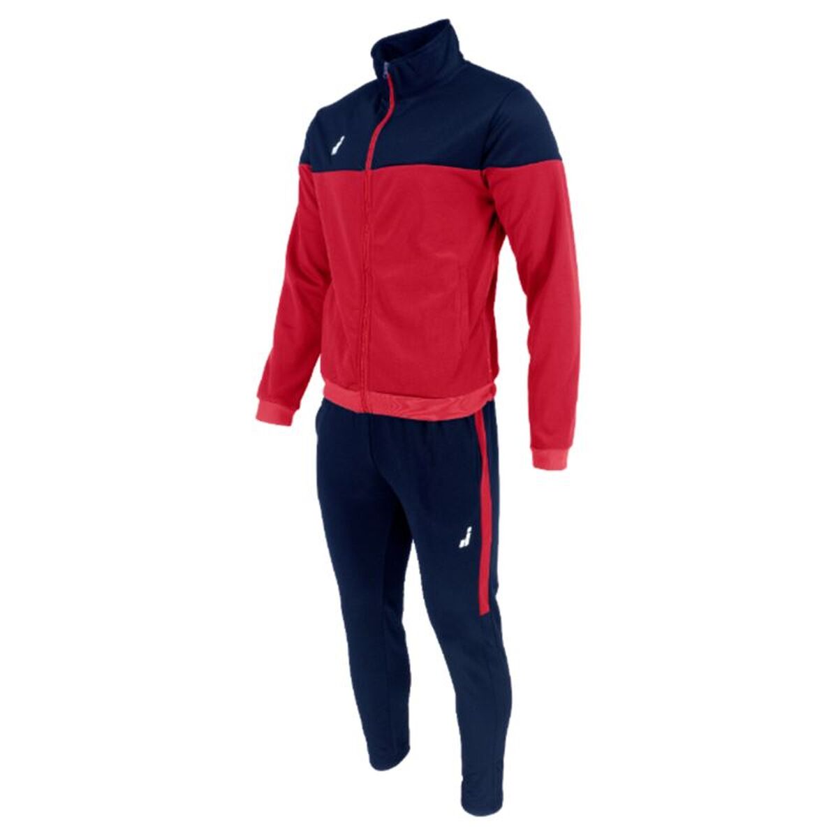 Tracksuit for Adults Joluvi Sambil Red Navy Blue Unisex 2 Pieces