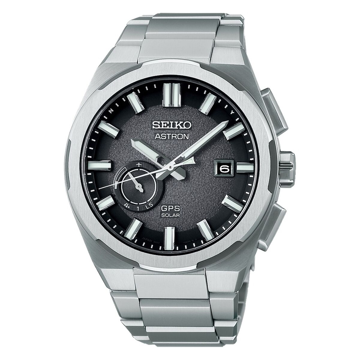 Unisex Ρολόγια Seiko ASTRON Mod. SOLAR GPS Ασημί