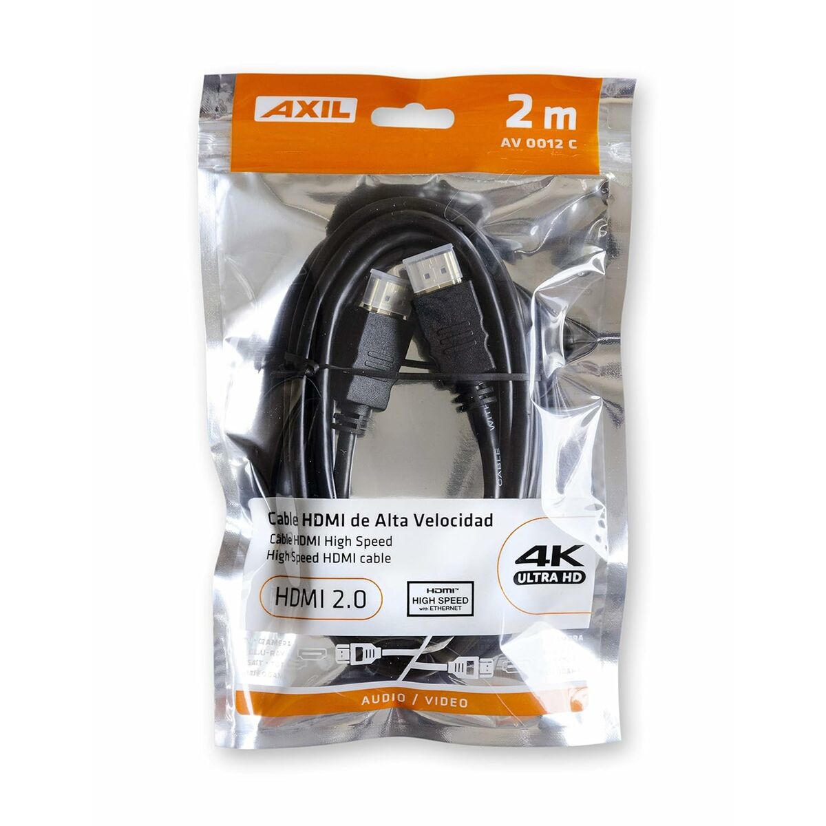 Image secondaire de Câble HDMI Engel AV0012C Noir 2 m