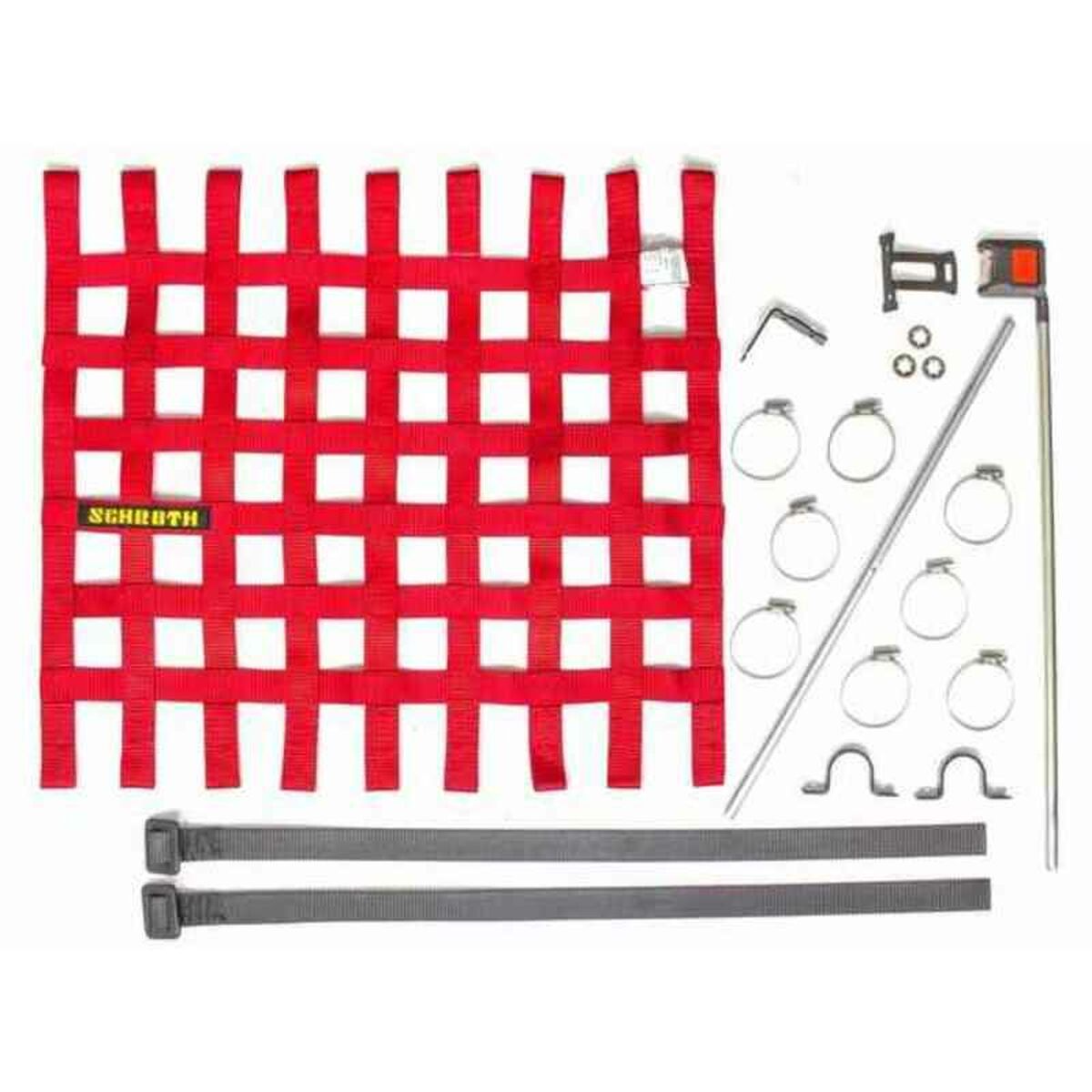 Window Net SCHROTH RACING Rood