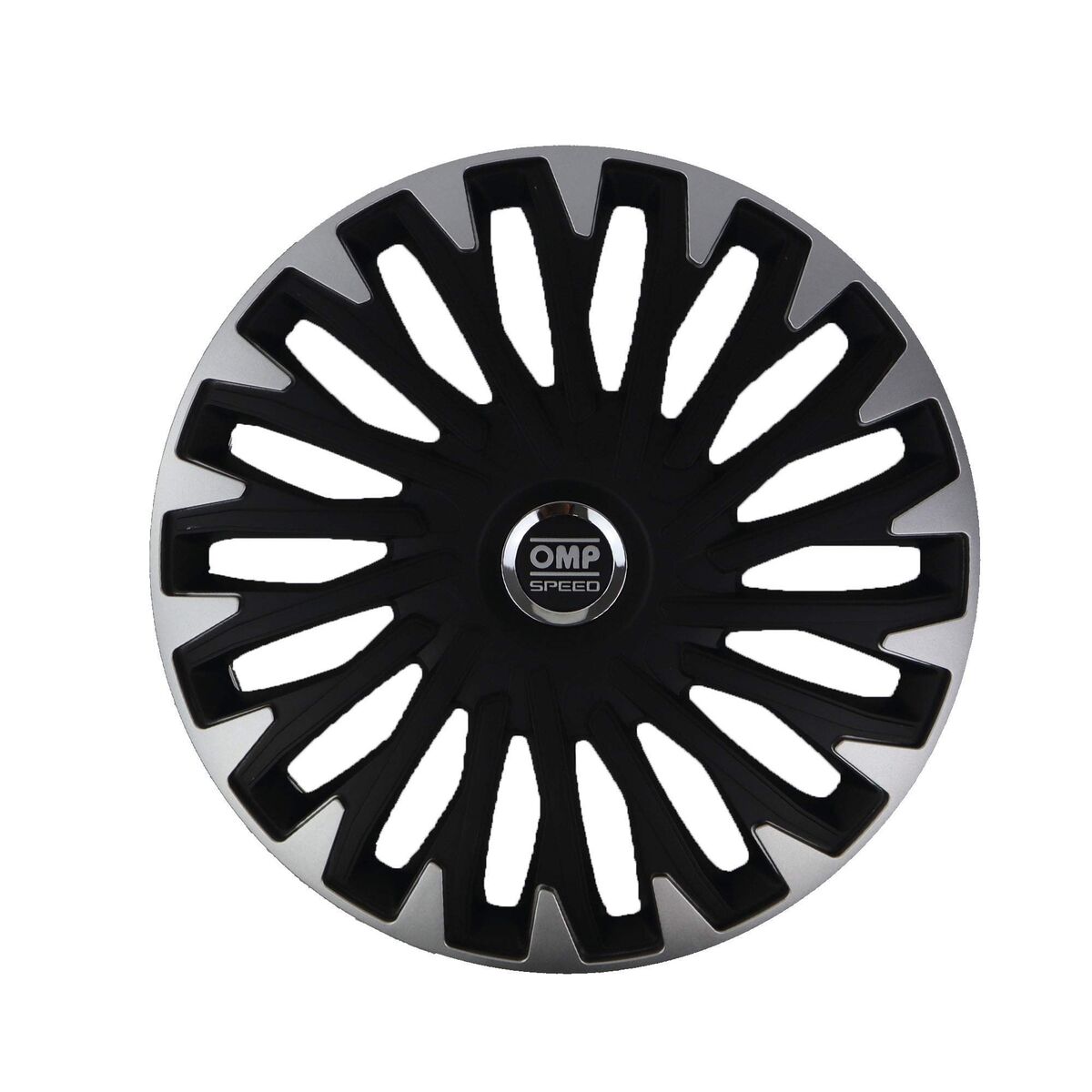 Hubcap OMP OMPS07021412 Black Silver 14″ (Refurbished C)