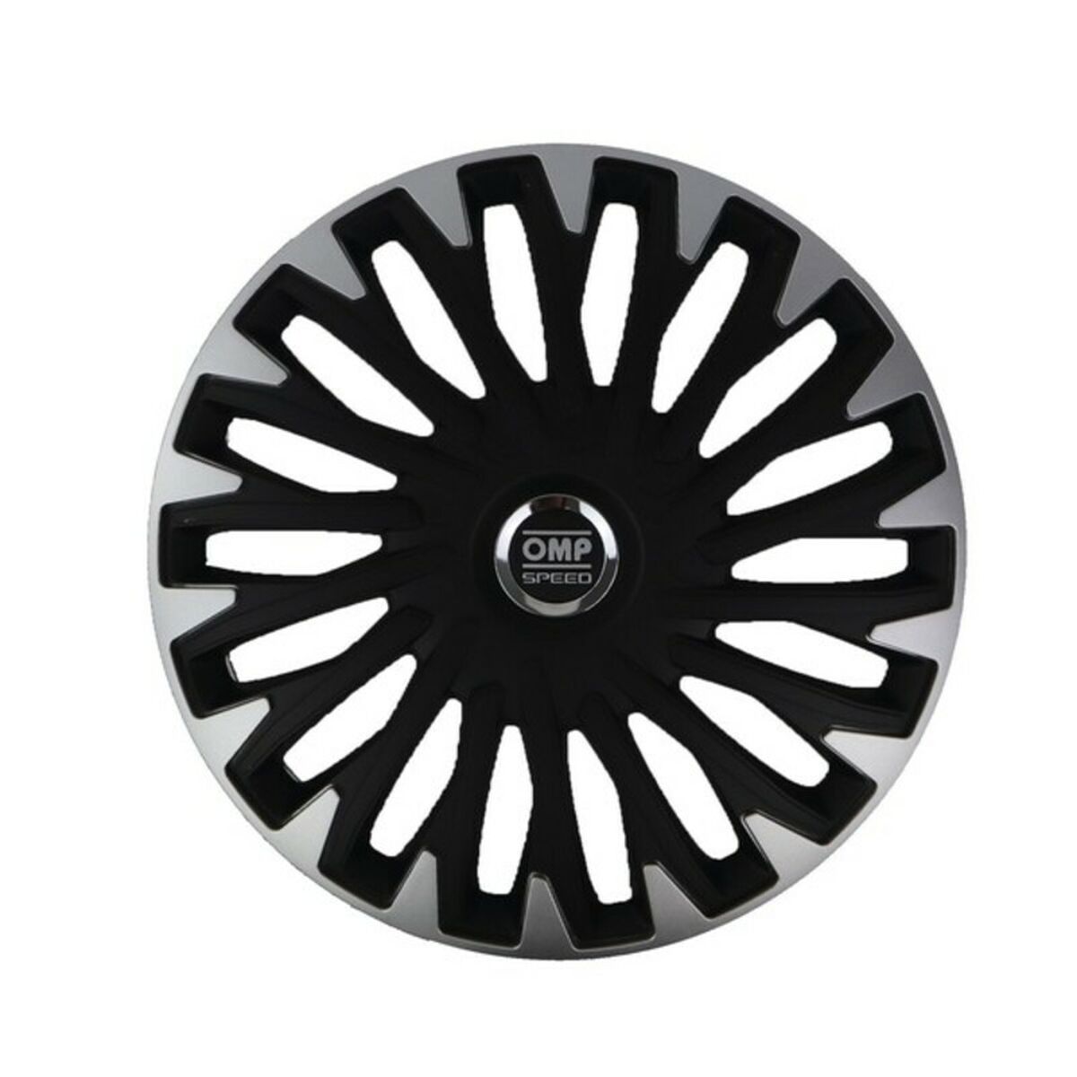 Hubcap OMP OMPS07021412 Black Silver 14″ (Refurbished C)