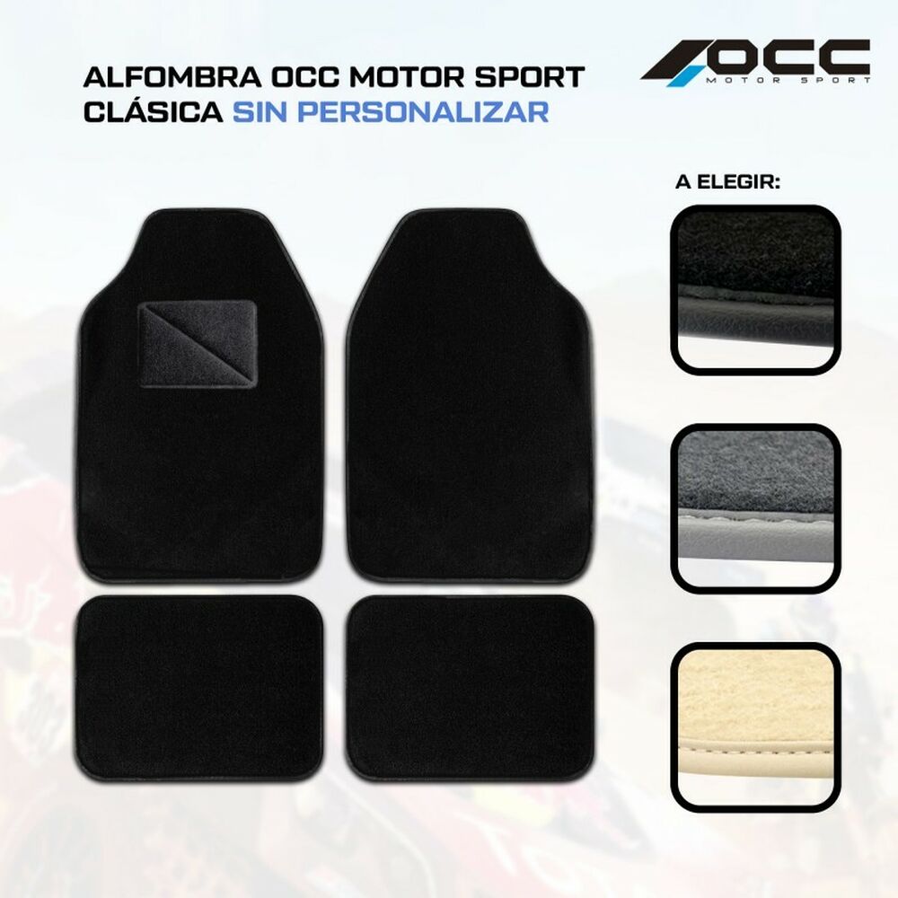Set de tapis de voitures OCC Motorsport ELEGANCE Noir